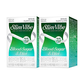 빙그레 슬림바이브 혈당 다이어트 녹차카테킨 60정 /30일분 x 2개