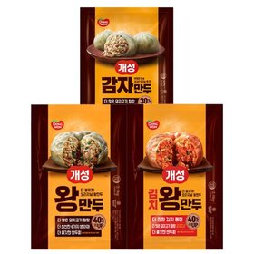 [S]동원 개성 왕만두 2.1kg x 1개 + 왕만두 1.2kg x 1개/김치왕만두/감자만두