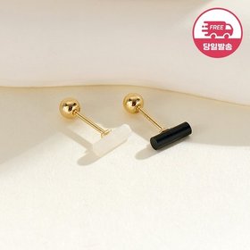 당일발송 14K 원통 쿼츠 스틱 피어싱 한쪽 JAE40386