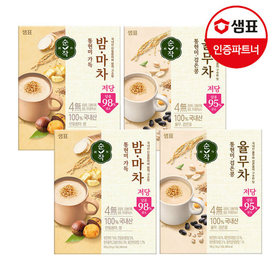 순작 통현미 밤마차 제로 20T+율무차 저당 20T /간식/음료/아침대용