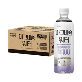 빙그레 마그네슘워터 제로슈거 포도맛 6개입 4개(24개)