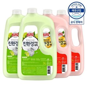 트리오 담은 주방세제 3L ,4개
