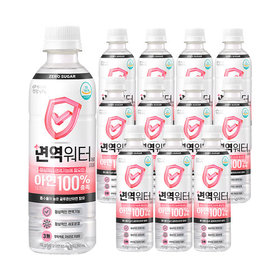 빙그레 면역워터 제로슈거 복숭아맛 6개입 2개(12개)