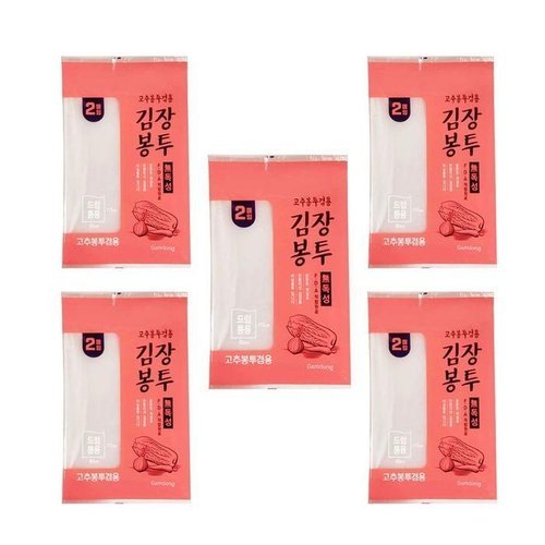 셀러허브 패션 [JH10Q0PU_52C5]김장비닐 드럼통형 2매(20포기이상)x5