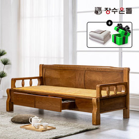 장수온돌 온재 서랍형 확장형황토볼 포켓스프링보료 온열건강소파 카우치