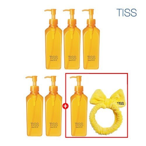 시세이도 티스 [믿쓰진](실속패키지)티스 딥오프 클렌징오일 세트(노란티스 280ml 6개 + 세안 헤어 밴드)