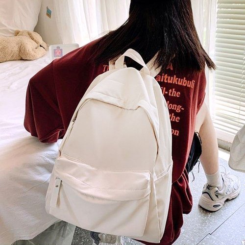 기타 가벼운 캐주얼 백팩 여대생 남성 학생 노트북 가방-WDB8A7C