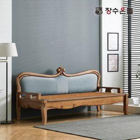 장수온돌 로망스 페브릭 홍맥반석 돌소파 온열카우치 건강소파