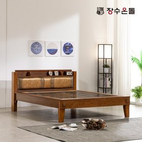 장수온돌 오월 칠보석 돌침대 온열 건강침대 퀸침대