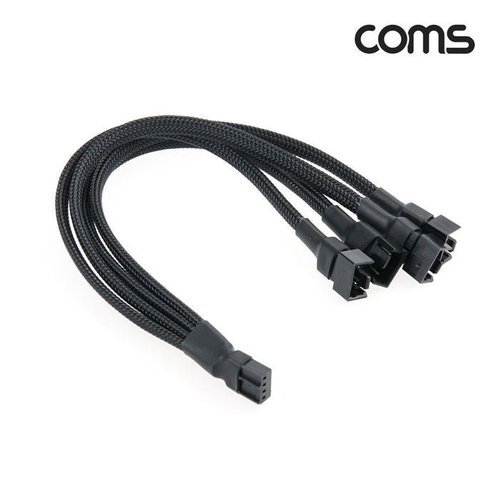 셀러허브 1 [XBI8MLO6]PWM 쿨러 케이블 4핀 4P 4선 분배 Y형 12V전용