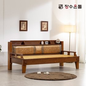 장수온돌 오월 황토볼확장형 포켓스프링보료 온열카우치 건강소파