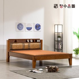 장수온돌 오월 황토볼확장형 포켓스프링보료 황토온열 건강침대 퀸침대
