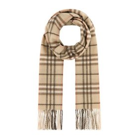 버버리 리버시블 콘트라스트 체크 캐시미어 스카프 8104978 베이지