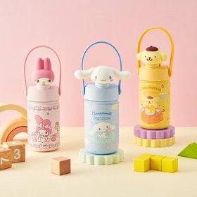 New 산리오캐릭터즈 피규어 듀얼캡 텀블러 390ml