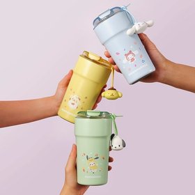 [2P] 산리오캐릭터즈 세라믹 텀블러 500ml 2개세트 (시나모롤/포차코/폼폼푸린)