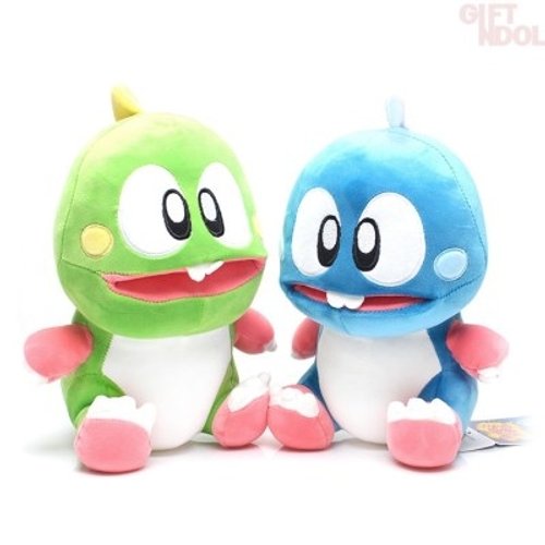 [기타]정품 버블보블 추억의 오락실 보글보글 봉제인형 28cm