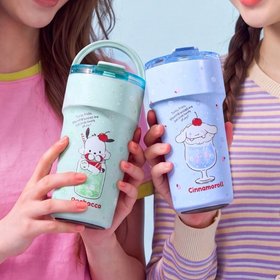 [2P] 산리오캐릭터즈 세라믹 핸들 텀블러 710ml 2개세트 (시나모롤/포차코/폼폼푸린)
