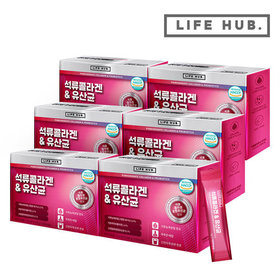 라이프허브 석류콜라겐 유산균 6세트(2g x 180포)