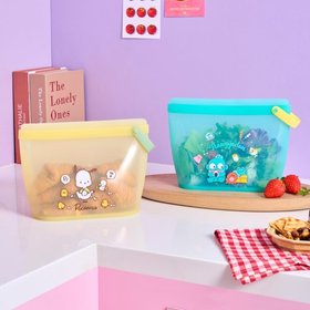 [2P] 산리오캐릭터즈 실리콘 지퍼백 1.3L 2개세트