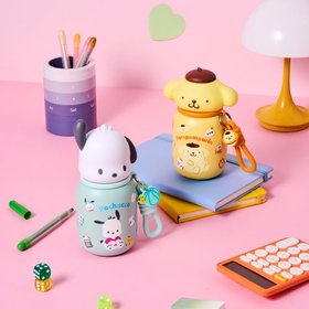 [2P] 산리오캐릭터즈 피규어 텀블러 325ml 2개세트 (포차코/폼폼푸린)