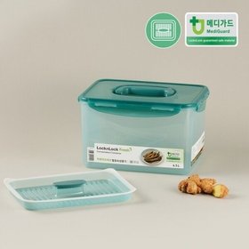 락앤락 메디가드 발효숙성 김치용기 원핸들 4.5L