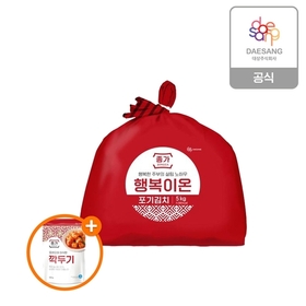 종가 행복이온 포기김치5kg+(증정)깍두기500g