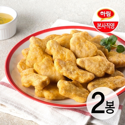 하림 굿초이스 치킨너겟 1kg 2봉