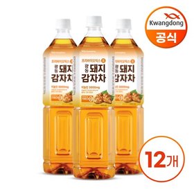 광동 돼지감자차 1.5L x 12병 (무/유라벨 랜덤발송)